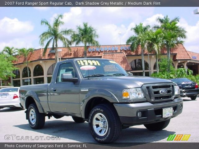 2007 Ford Ranger Sport Regular Cab in Dark Shadow Grey Metallic