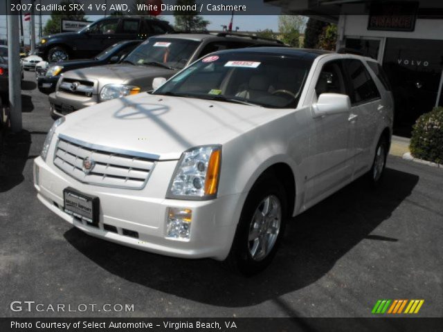 2007 Cadillac SRX 4 V6 AWD in White Diamond