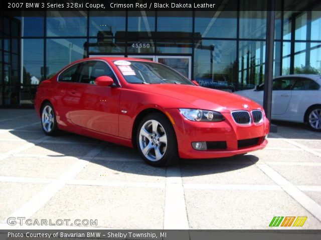 2007 BMW 3 Series 328xi Coupe in Crimson Red