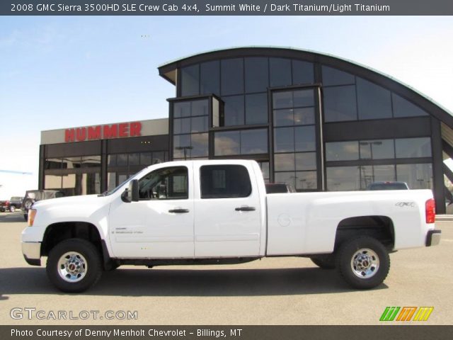 2008 GMC Sierra 3500HD SLE Crew Cab 4x4 in Summit White