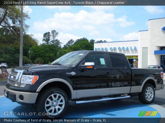 2010 Ford F150 King Ranch SuperCrew 4x4 in Tuxedo Black