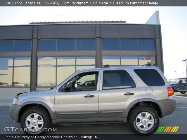 2001 Ford Escape XLT V6 4WD in Light Parchment Gold Metallic