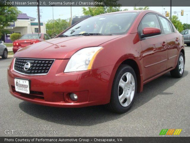 2008 Nissan Sentra 2.0 in Sonoma Sunset