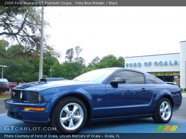 2008 Ford Mustang GT Premium Coupe in Vista Blue Metallic