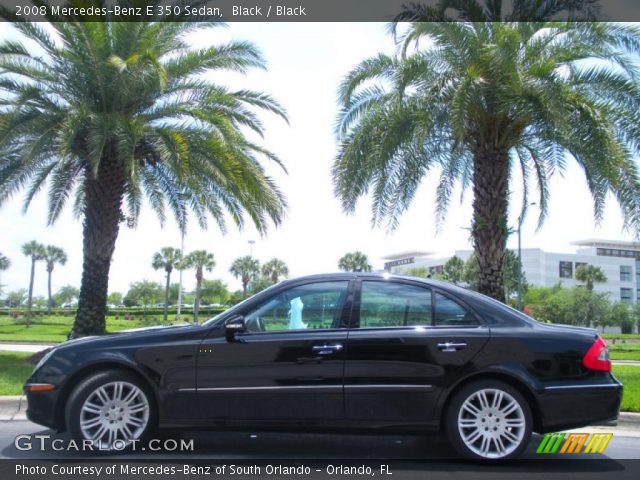 2008 Mercedes-Benz E 350 Sedan in Black