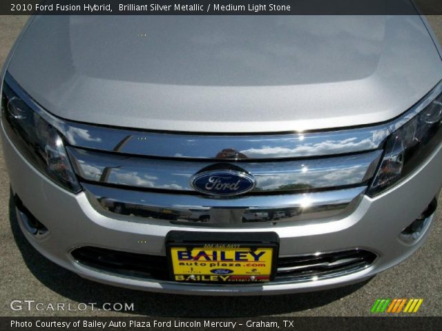 2010 Ford Fusion Hybrid in Brilliant Silver Metallic