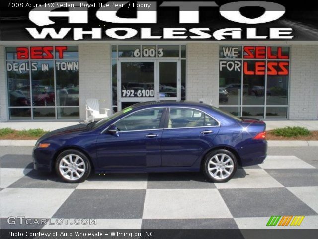 2008 Acura TSX Sedan in Royal Blue Pearl