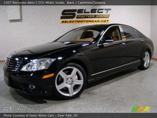 2007 Mercedes-Benz S 550 4Matic Sedan in Black