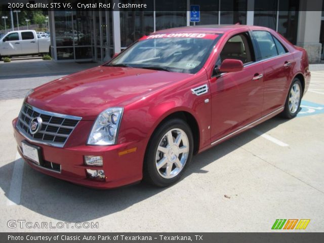 2009 Cadillac STS V6 in Crystal Red