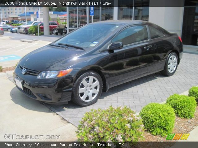2008 Honda Civic LX Coupe in Nighthawk Black Pearl