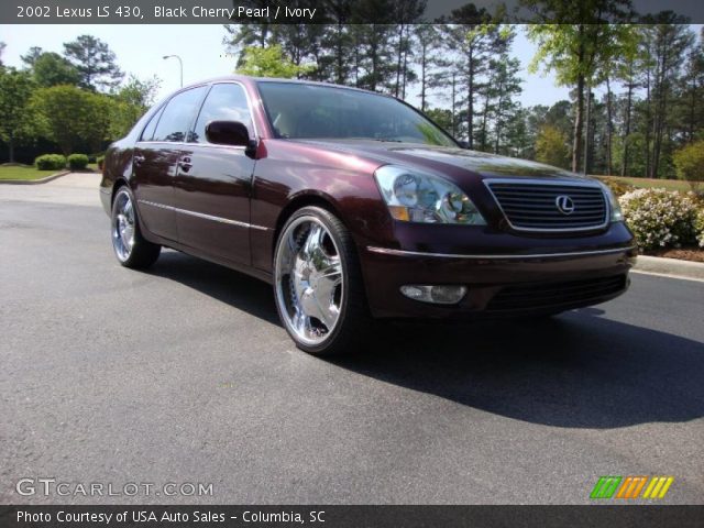 2002 Lexus LS 430 in Black Cherry Pearl
