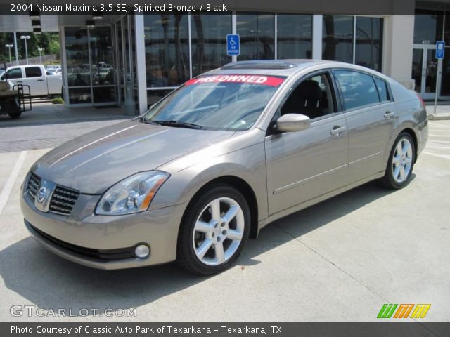 2004 Nissan Maxima 3.5 SE in Spirited Bronze