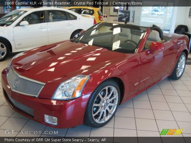 2008 Cadillac XLR -V Series Roadster in Crystal Red Tintcoat