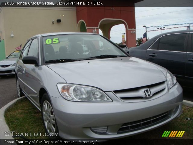 2005 Honda Civic LX Sedan in Satin Silver Metallic
