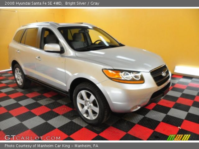 2008 Hyundai Santa Fe SE 4WD in Bright Silver