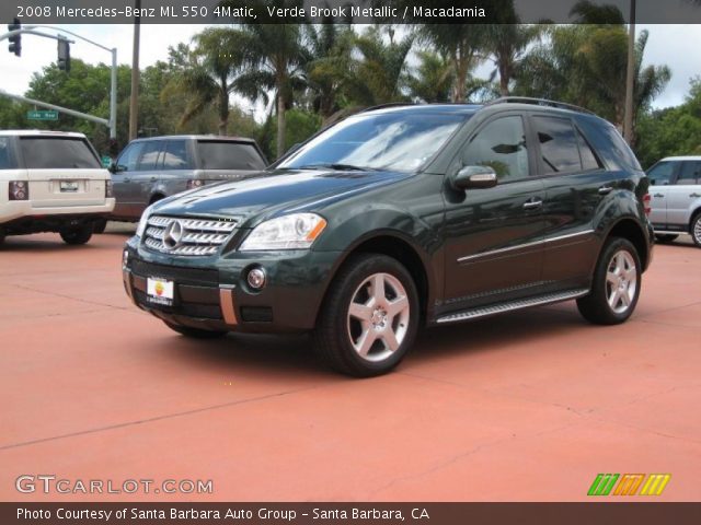 2008 Mercedes-Benz ML 550 4Matic in Verde Brook Metallic