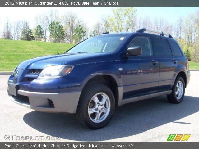2003 Mitsubishi Outlander LS 4WD in Royal Blue Pearl