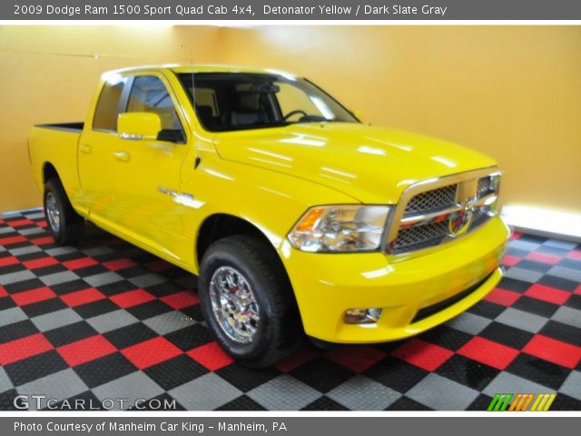 2009 Dodge Ram 1500 Sport Quad Cab 4x4 in Detonator Yellow
