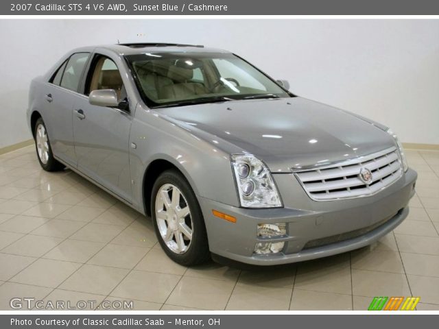 2007 Cadillac STS 4 V6 AWD in Sunset Blue