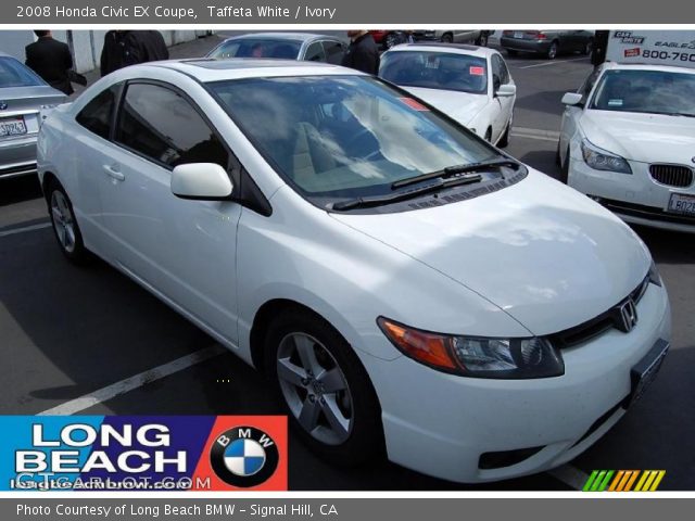 2008 Honda Civic EX Coupe in Taffeta White