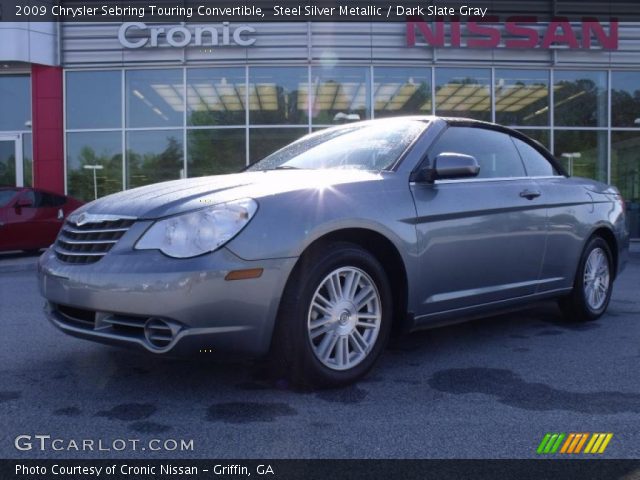 2009 Chrysler Sebring Touring Convertible in Steel Silver Metallic