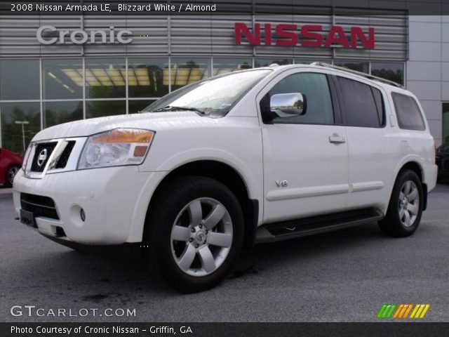 2008 Nissan Armada LE in Blizzard White