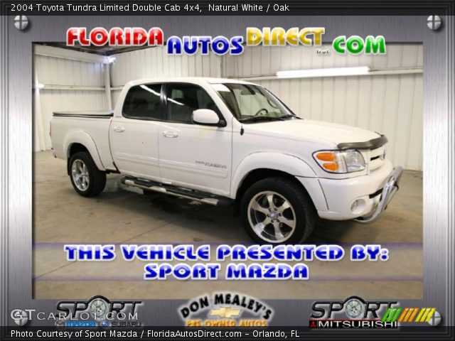 2004 Toyota Tundra Limited Double Cab 4x4 in Natural White