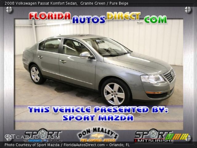 2008 Volkswagen Passat Komfort Sedan in Granite Green