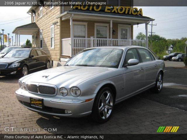 2006 Jaguar XJ XJ8 L in Platinum Silver Metallic