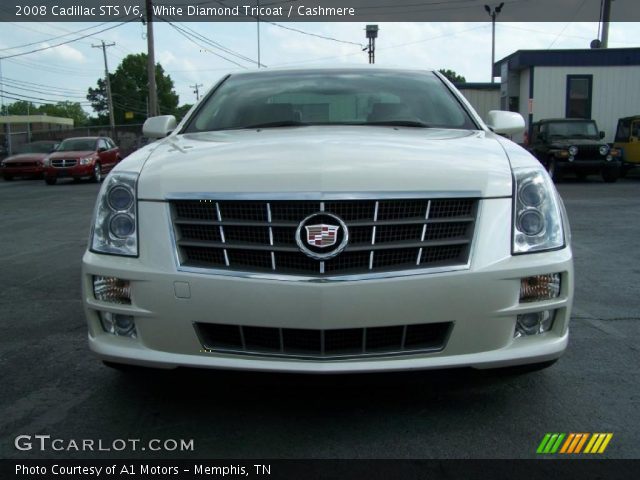 2008 Cadillac STS V6 in White Diamond Tricoat