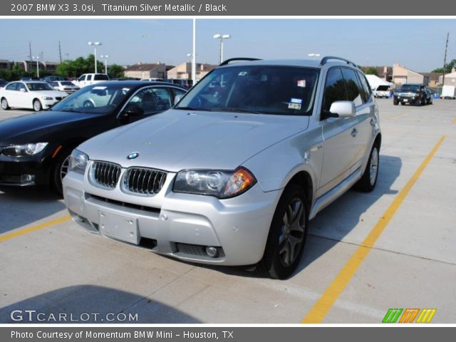 2007 BMW X3 3.0si in Titanium Silver Metallic