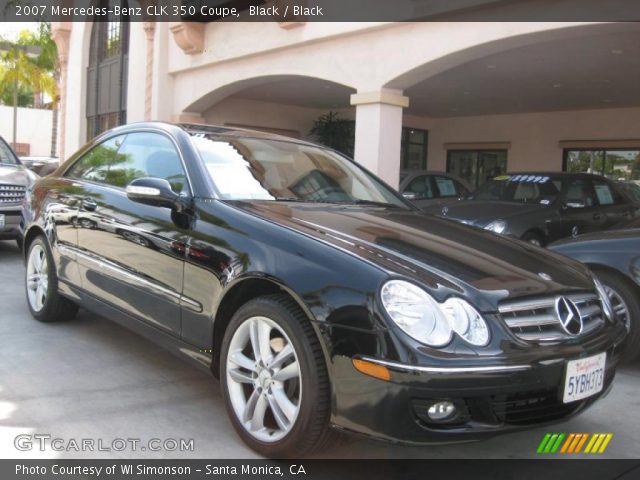 2007 Mercedes-Benz CLK 350 Coupe in Black