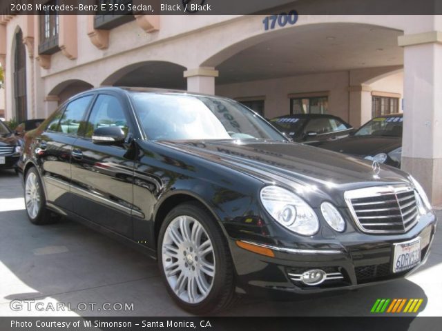 2008 Mercedes-Benz E 350 Sedan in Black