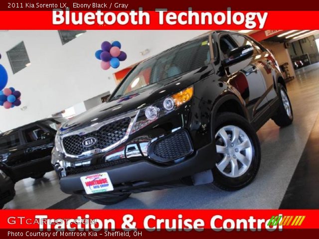 2011 Kia Sorento LX in Ebony Black