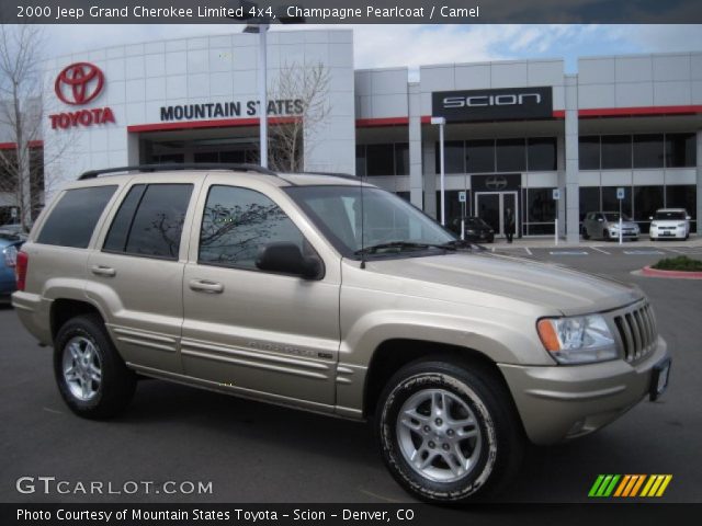 2000 Jeep Grand Cherokee Limited 4x4 in Champagne Pearlcoat
