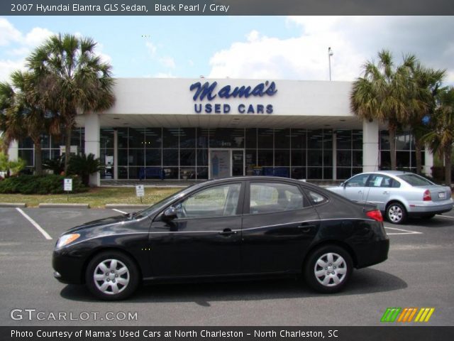 2007 Hyundai Elantra GLS Sedan in Black Pearl