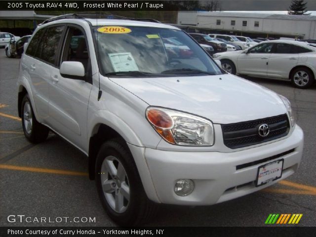 2005 Toyota RAV4 4WD in Frosted White Pearl