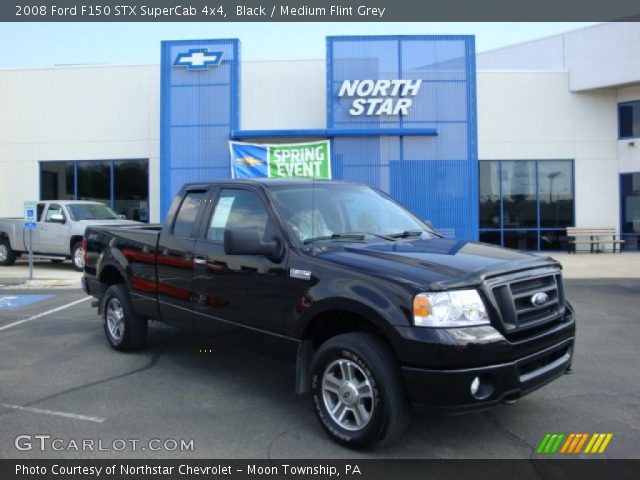 2008 Ford F150 STX SuperCab 4x4 in Black