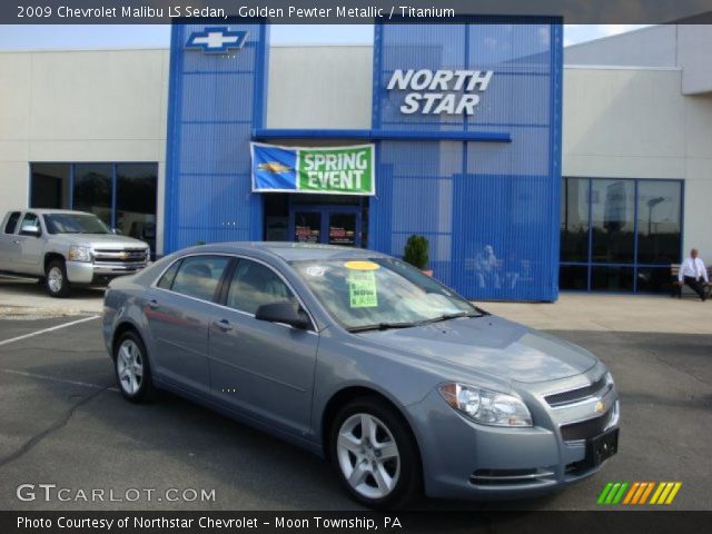 2009 Chevrolet Malibu LS Sedan in Golden Pewter Metallic
