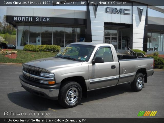 2000 Chevrolet Silverado 1500 Regular Cab 4x4 in Light Pewter Metallic