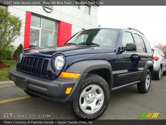 2007 Jeep Liberty Sport in Midnight Blue Pearl