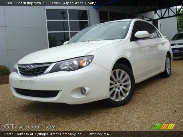 2008 Subaru Impreza 2.5i Sedan in Aspen White