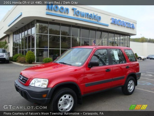 2001 Honda CR-V LX 4WD in Milano Red