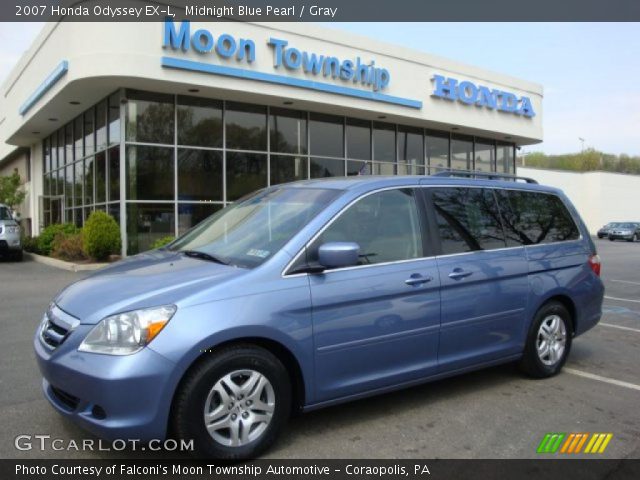 2007 Honda Odyssey EX-L in Midnight Blue Pearl