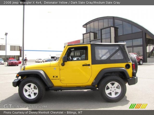 2008 Jeep Wrangler X 4x4 in Detonator Yellow