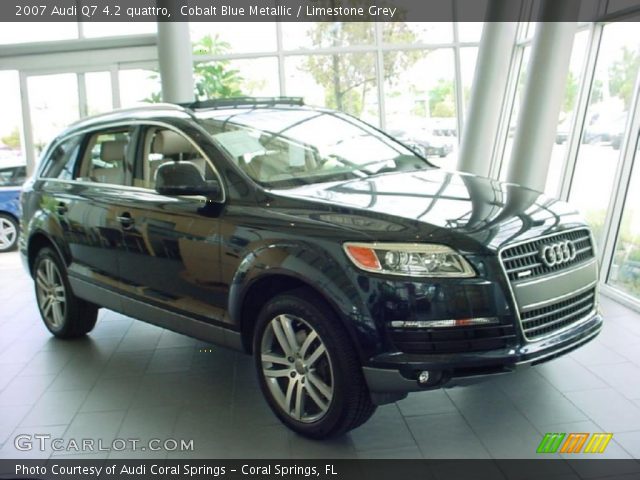 2007 Audi Q7 4.2 quattro in Cobalt Blue Metallic