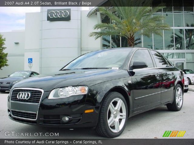 2007 Audi A4 2.0T Sedan in Brilliant Black