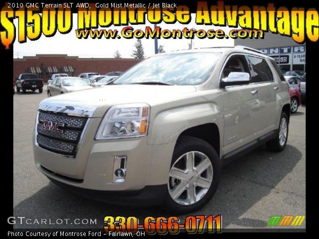2010 GMC Terrain SLT AWD in Gold Mist Metallic