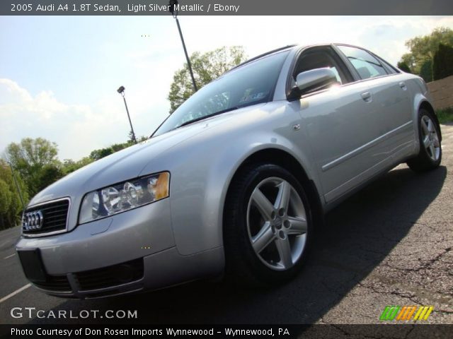 2005 Audi A4 1.8T Sedan in Light Silver Metallic