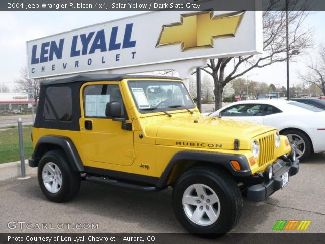 2004 Jeep Wrangler Rubicon 4x4 in Solar Yellow